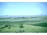 Upper Galilee - View across plain towards Damascus, beyond the distant hills.